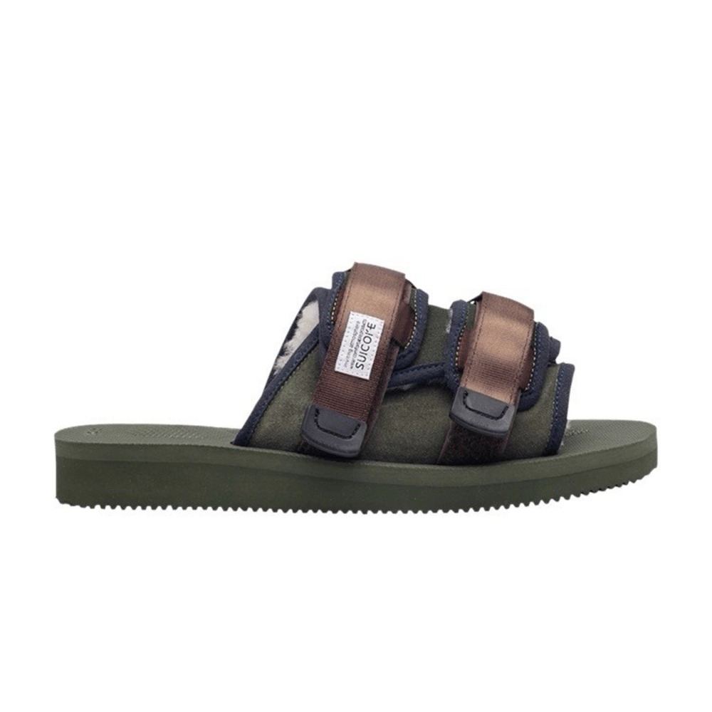 SUICOKE MOTO Mab Slides Men's Size 9 US OG-056Mab Olive Sage Green Sandals